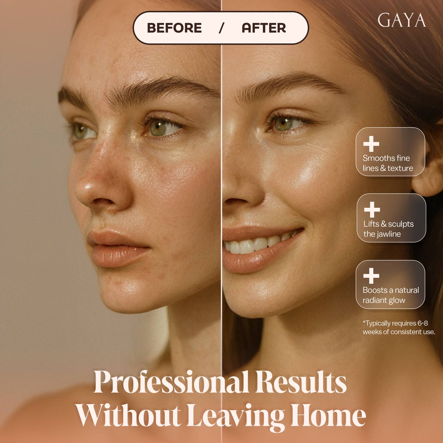GAYA - Red Light Therapy 7-in-1 Beauty Wand – Lift, Glow & Smooth