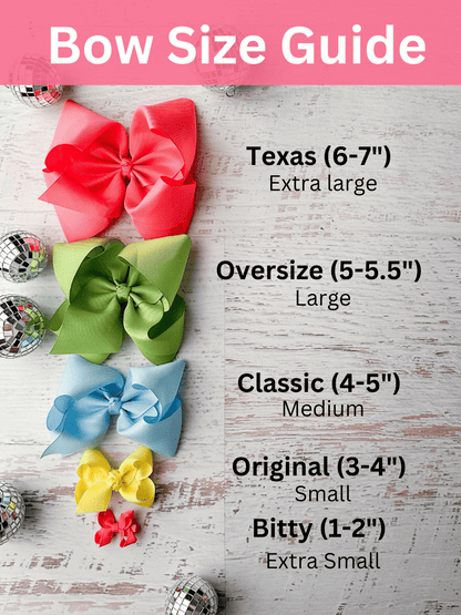The Hair Bow Company - Original Grosgrain Hair Bow - Alligator Clip - 3"
