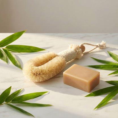 Bamboo Switch - Sisal Exfoliating Dry Brush | Faire Market Bestseller