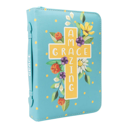 Divinity Boutique - Bible Cover: Amazing Grace w/Cross