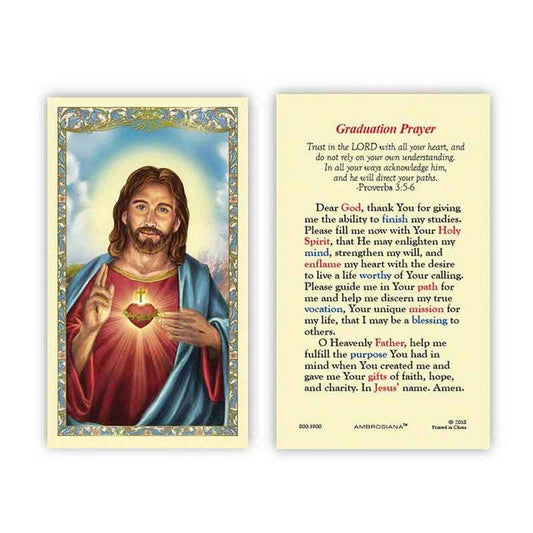 SAN JUDITAS RELIGIOUS ARTICLES - SACRED HEART OF JESUS GRADUATION PRAYER