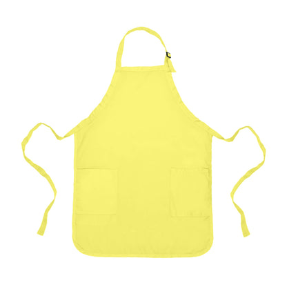 Dalix - DALIX Apron Restaurant Home Spun Poly Cotton 2 Pockets
