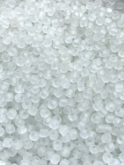 MaddieMayShop - Frost Glass seed beads, 6/m glass beads, Seed Beads Bulk