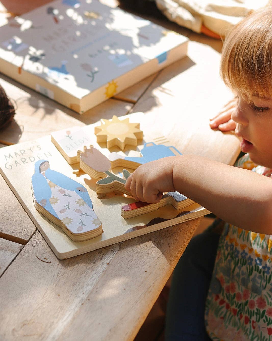 Be A Heart - Mary's Garden Wooden Puzzle