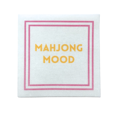 My Fair Mahjong - MAHJONG NAPKINS | 5'' x 5'' Luxury, Linen-Feel, Eco-Friendly