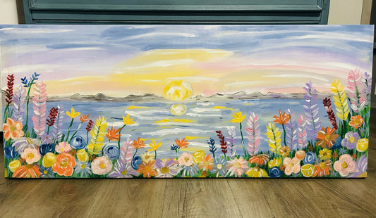 Flowers by the Sea