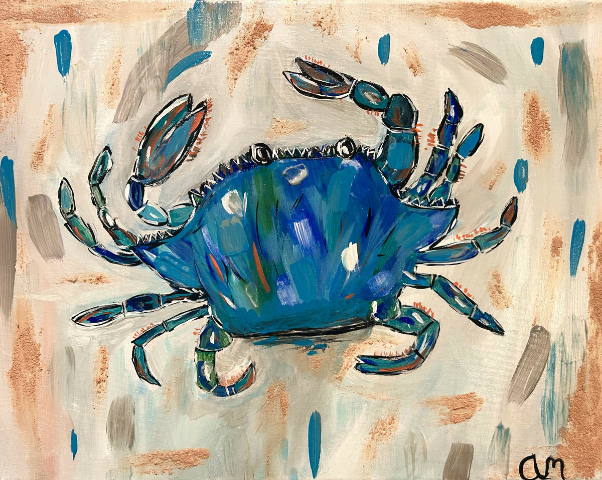 Blue Crab Painting